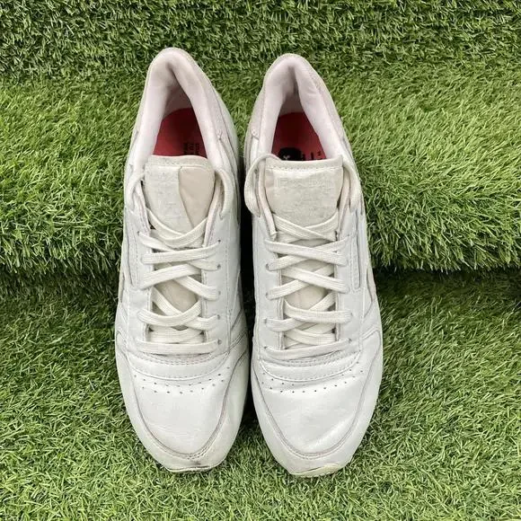 Reebok x FACE Stockholm Classic Leather Spirit White Pink Trainers Size UK 5 - Picture 5 of 8